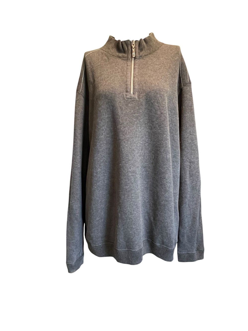 Tommy Bahama Men's Heather Gray Half-Zip Pullover